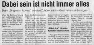 Presse-Bericht, WAZ, Wattenscheid